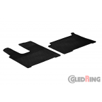 Original Gledring Passform Fußmatten Gummimatten 2 Tlg. - Mercedes-Benz Actros 11/2012->